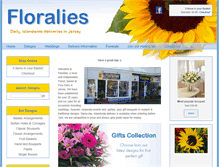 Tablet Screenshot of floraliesflorist.co.uk